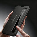 Galaxy S26 Series Side View Window Sleep Case