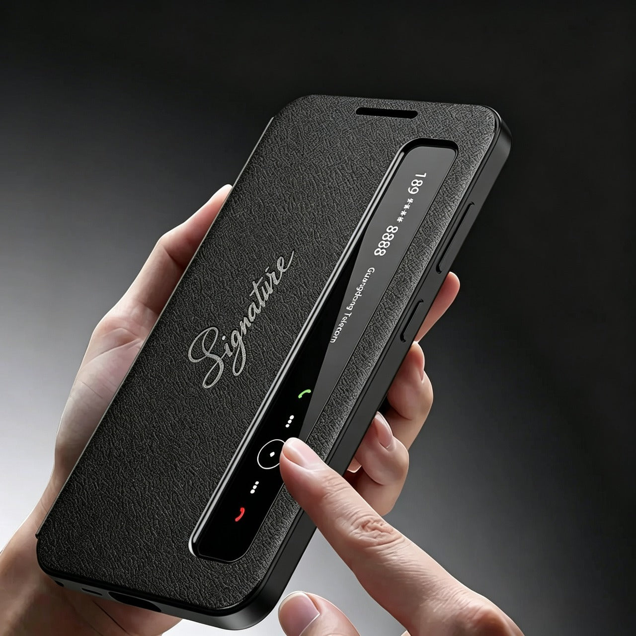 Galaxy S26 Series Side View Window Sleep Case