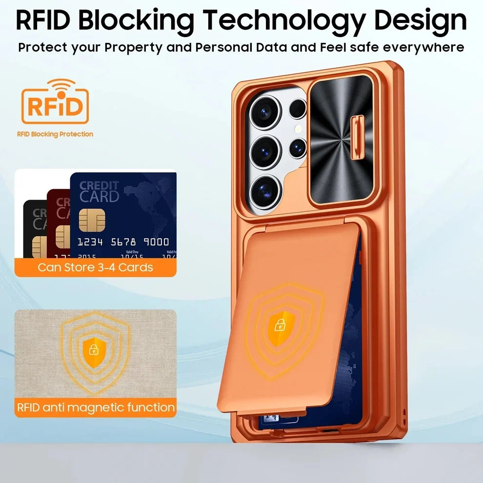 Slide Lock Tactical Wallet Bracket Case