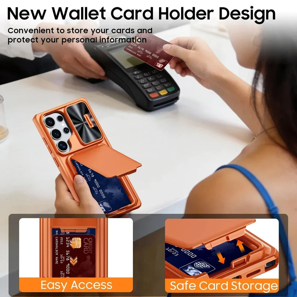 Slide Lock Tactical Wallet Bracket Case