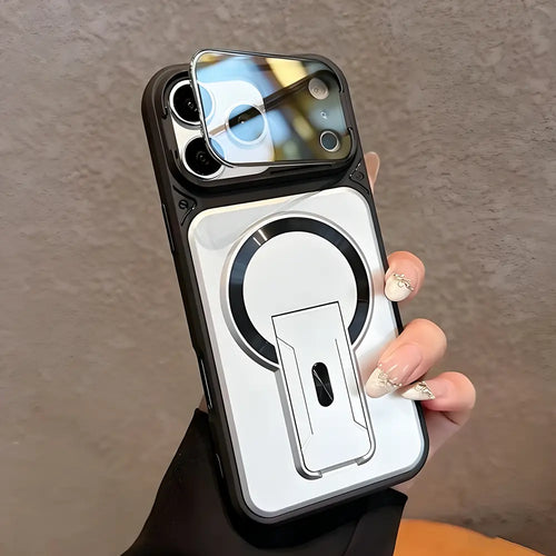 ArmorShield MagSafe iPhone Case with Flip Lens Guard & Stand