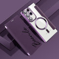 2026 Customized Personalized Leather Flip Samsung Case