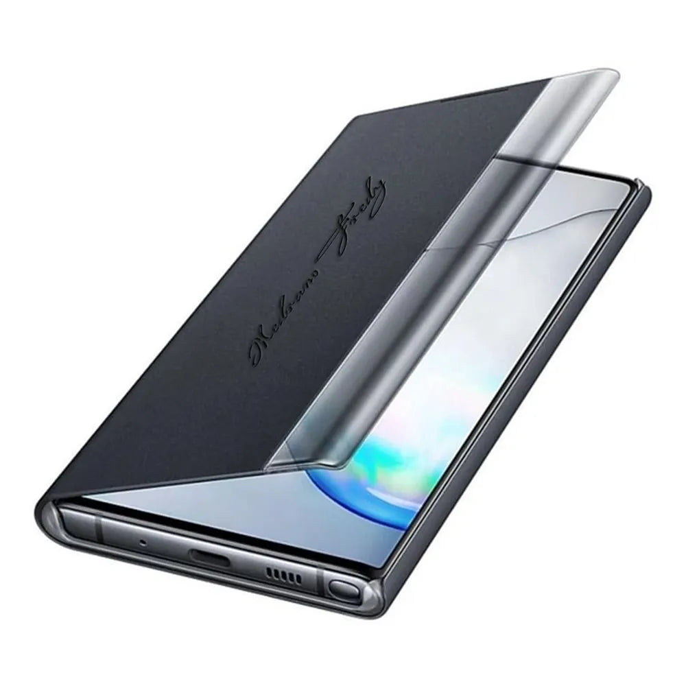Leather Side Window Flip Case for Samsung Galaxy S26 Series