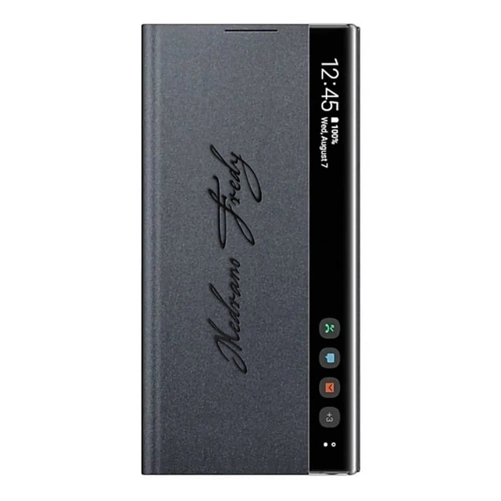 Leather Side Window Flip Case for Samsung Galaxy S26 Series