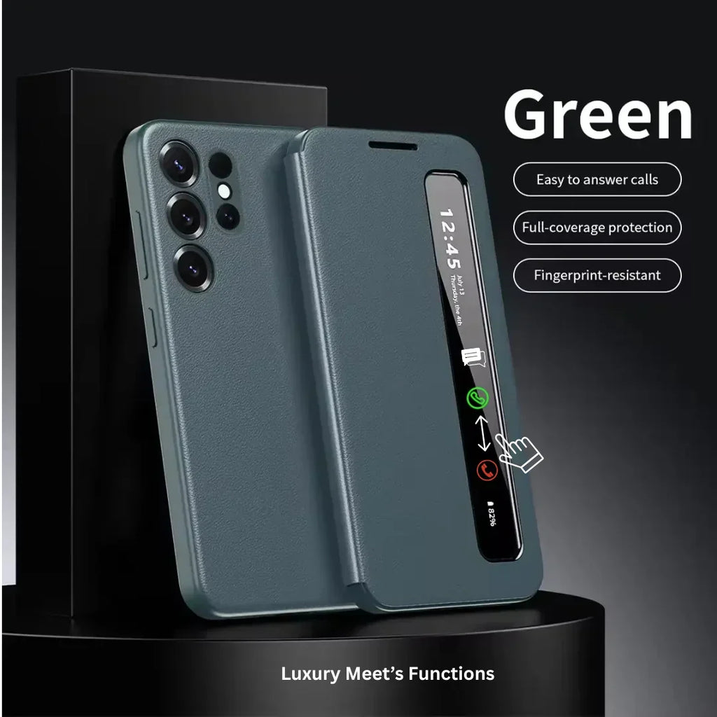 Galaxy S26 Series Side View Window Sleep Case