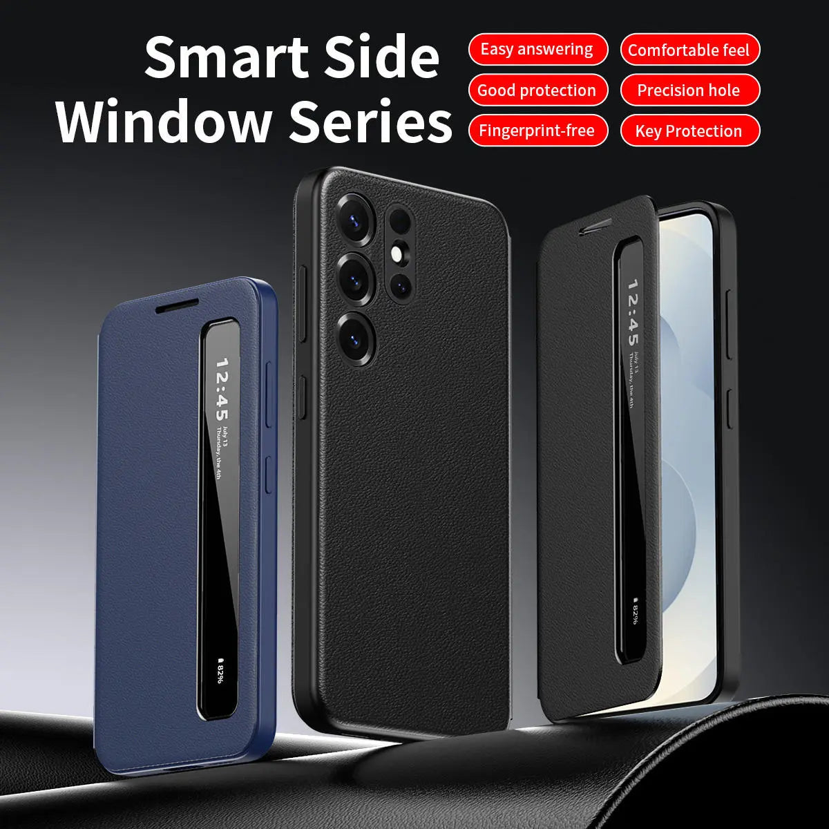 Galaxy S26 Series Side View Window Sleep Case