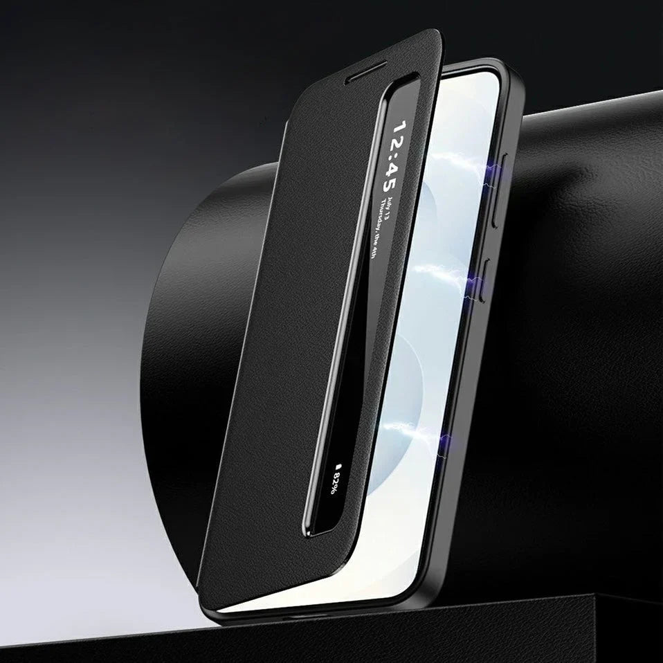 Galaxy S26 Series Side View Window Sleep Case