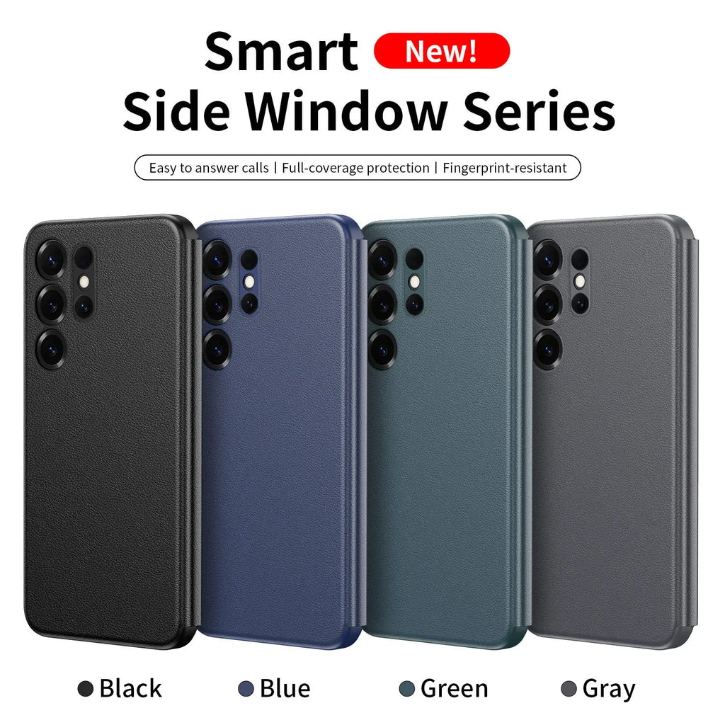 Galaxy S26 Series Side View Window Sleep Case