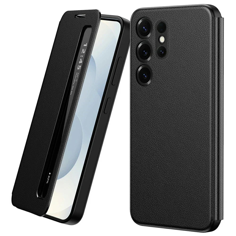 Galaxy S26 Series Side View Window Sleep Case
