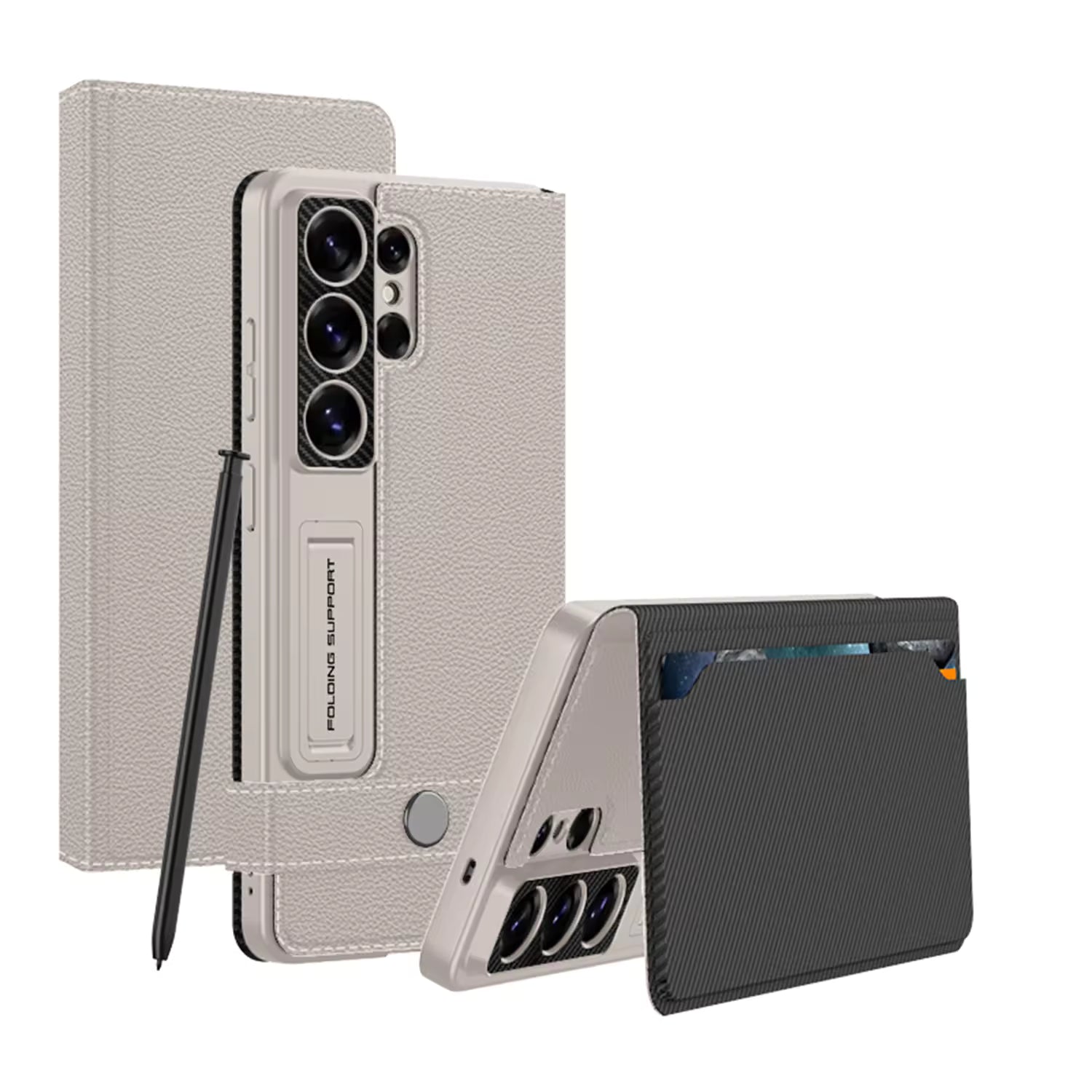 GKK Matte PU Leather Flip Cover