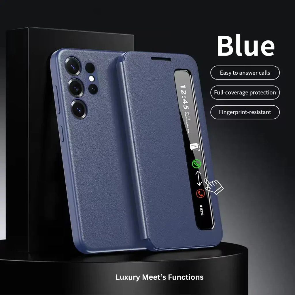Galaxy S26 Series Side View Window Sleep Case