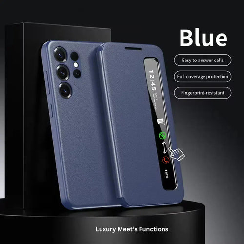 Galaxy S26 Series Side View Window Sleep Case
