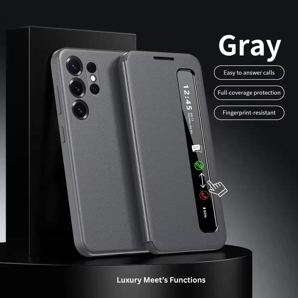 Galaxy S26 Series Side View Window Sleep Case