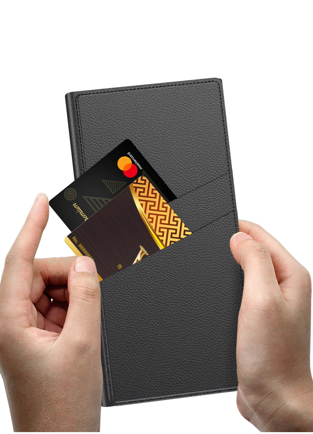 Samsung S26 Series Caseme Flip Leather Kickstand Wallet Case