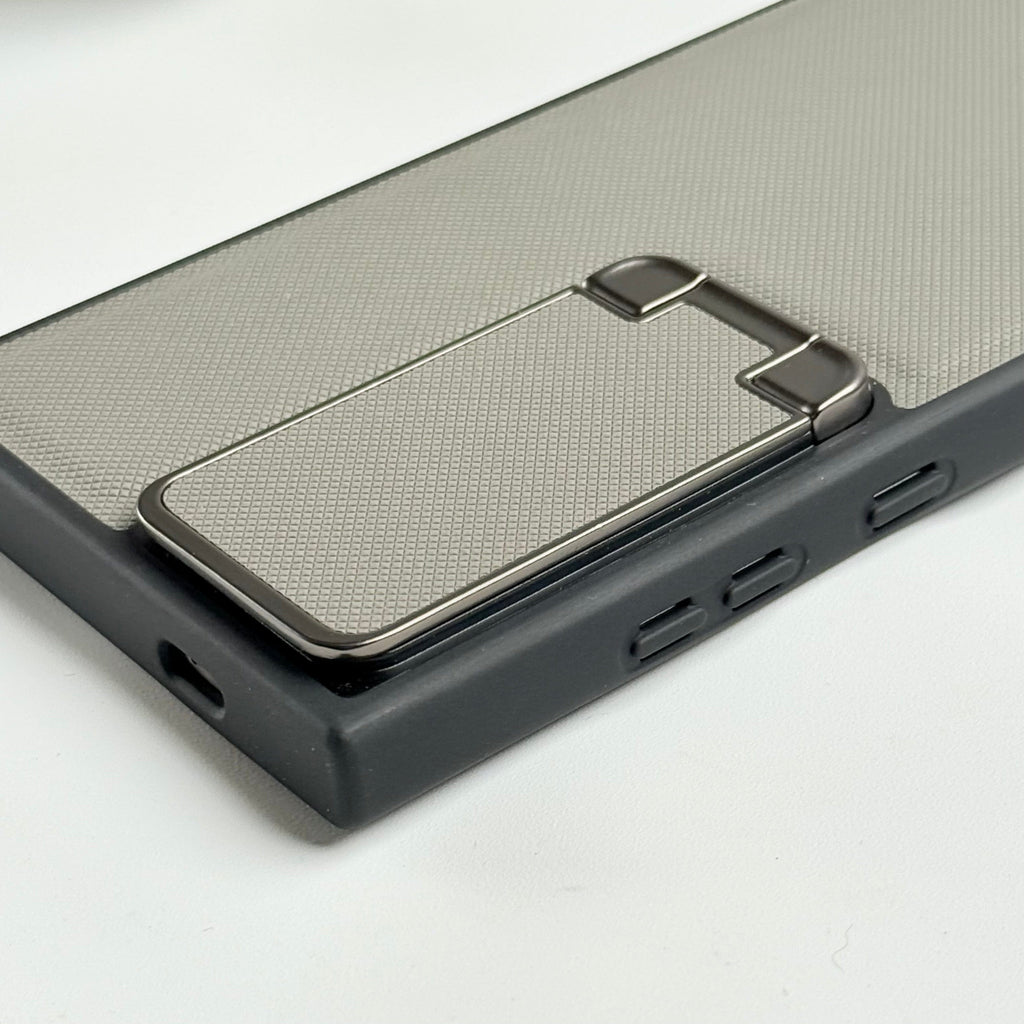 Samsung Galaxy Ultra Series Metal Camera Cap Stand Case Cover