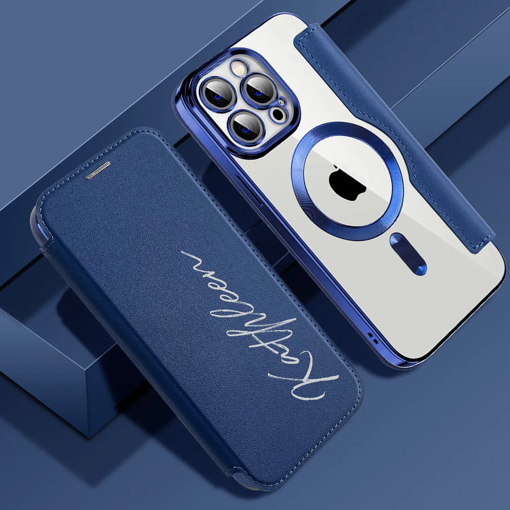 2026 Customized Personalized Leather Flip Samsung Case
