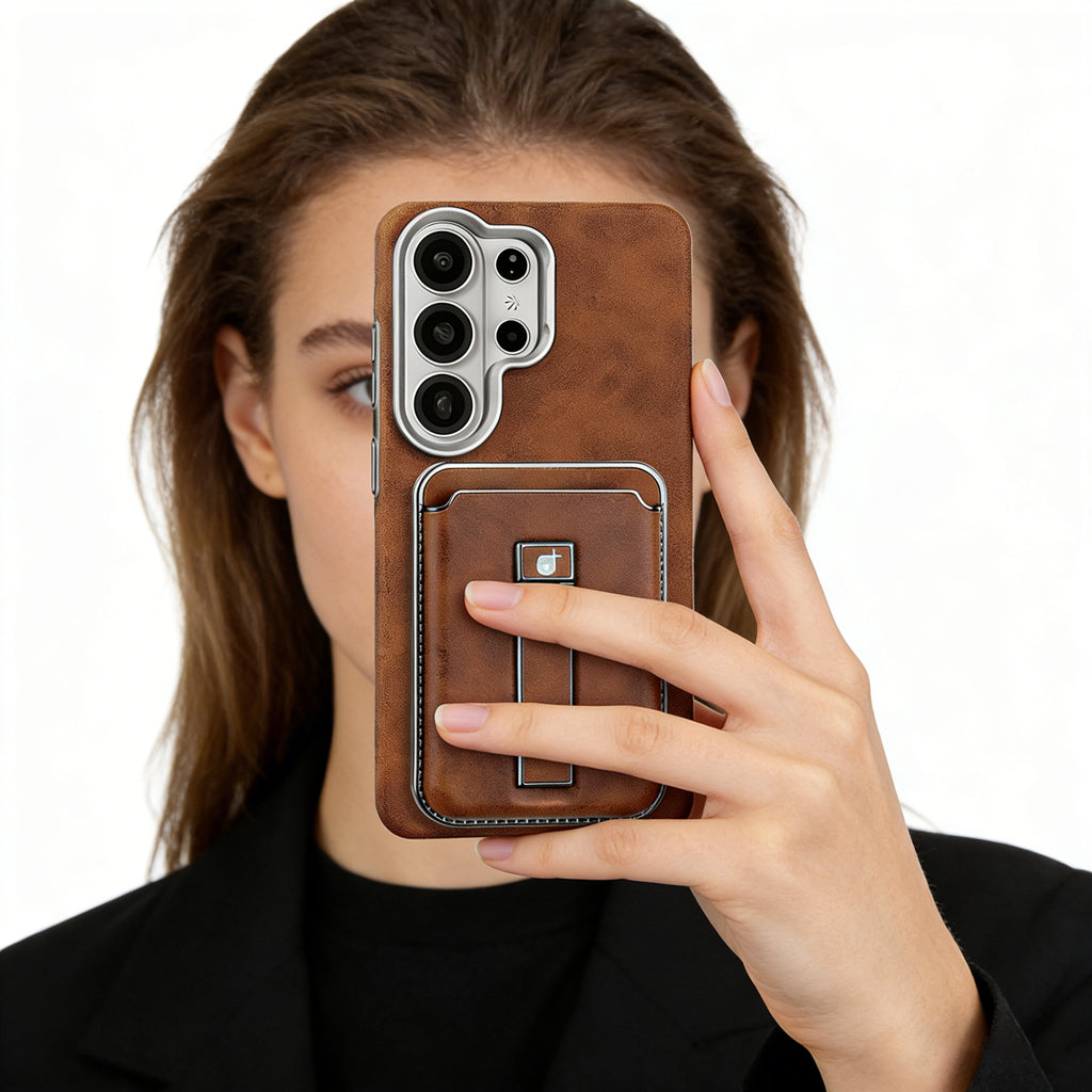 Vintage WalletSlot Galaxy Phone Cases