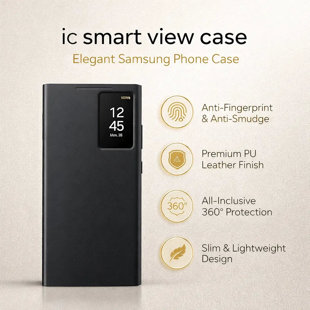 IC Smart View Wallet Flip Case